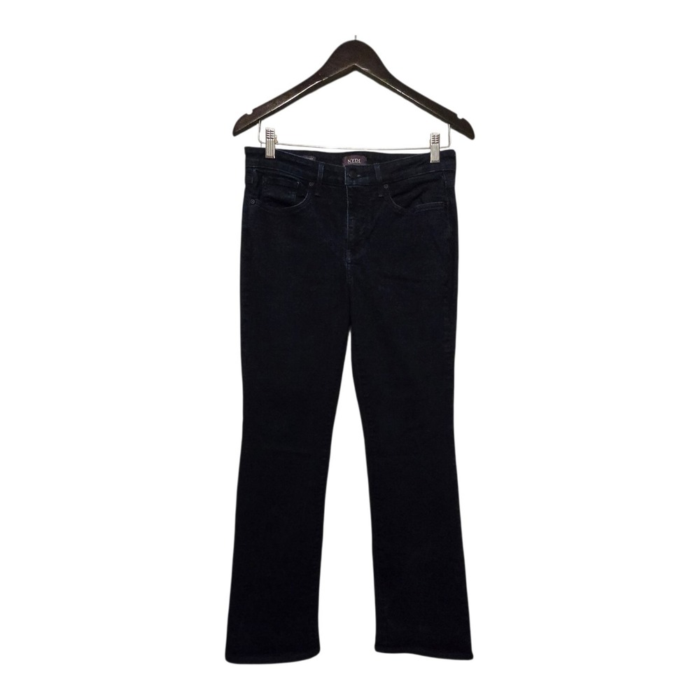 NYDJ Barbara Bootcut Jeans Women's 8P Dark Wash Lift Tuck Denim Stretch Petites